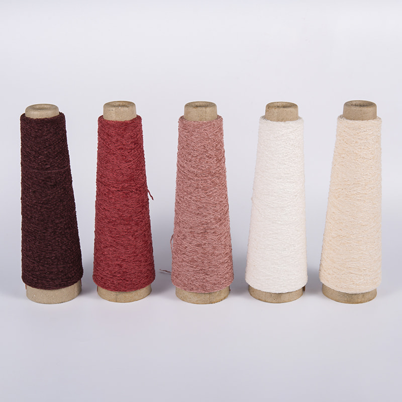 14NM Muticolor Polyester Chenille Yarn