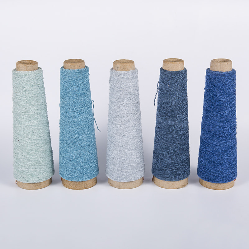 14NM Muticolor Polyester Chenille Yarn