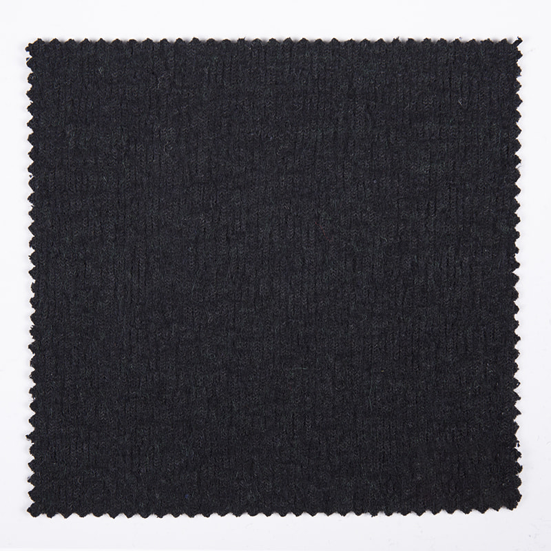 Knitted Wool Polyester Cotton Jacquard Striped Winter Fabric For Clothing Coat A1823-8