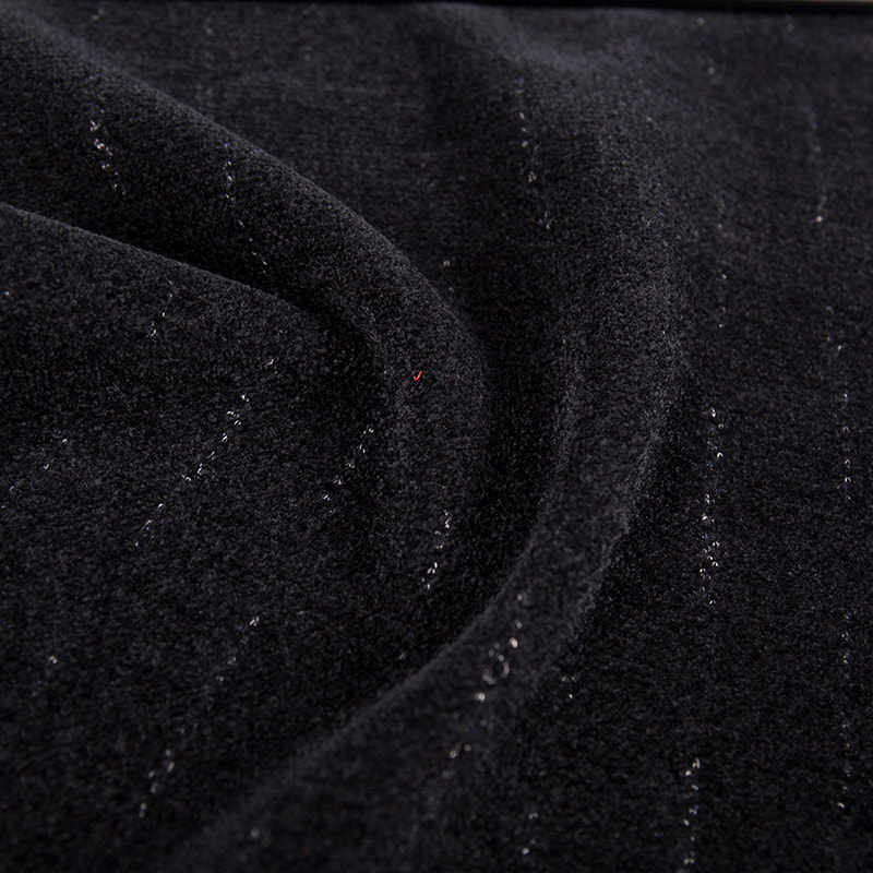 Polyester Cotton Chenille Jacquard Striped Knit Winter Fabrics For Clothing  AT2013A-1/2/3/4/5