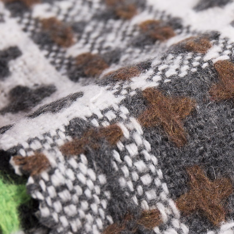 Jacquard Wool Tweed Fabric In China 2662