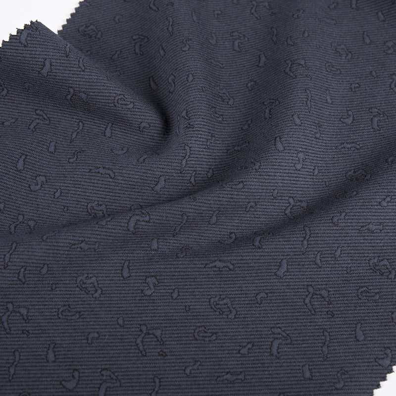 Embossed Knitted Jacquard Polyester Wool Cotton Modal Sportswear Fabrics For Clothing AW23008